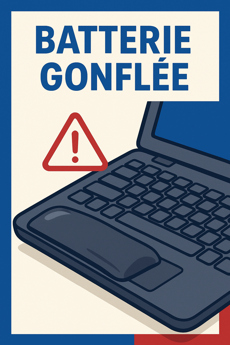 batterie défaillante ,batterie gonflé lenovo