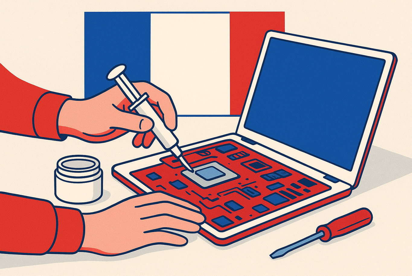 Remplacement de pâte thermique Lenovo 