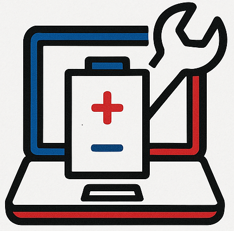 Réparation changement de la batterie du pc portable